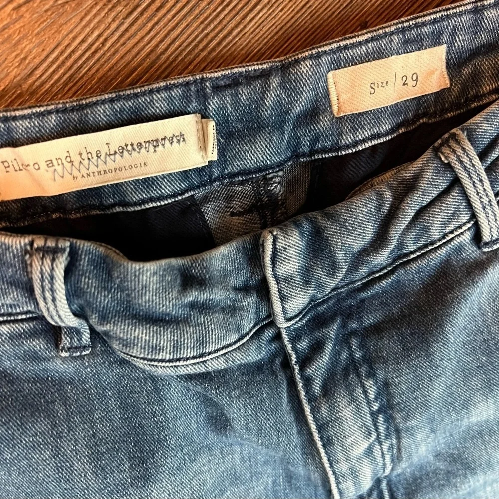 Anthropologie jeans x PILCRO Slim Ankle Denim Jeans Size 29